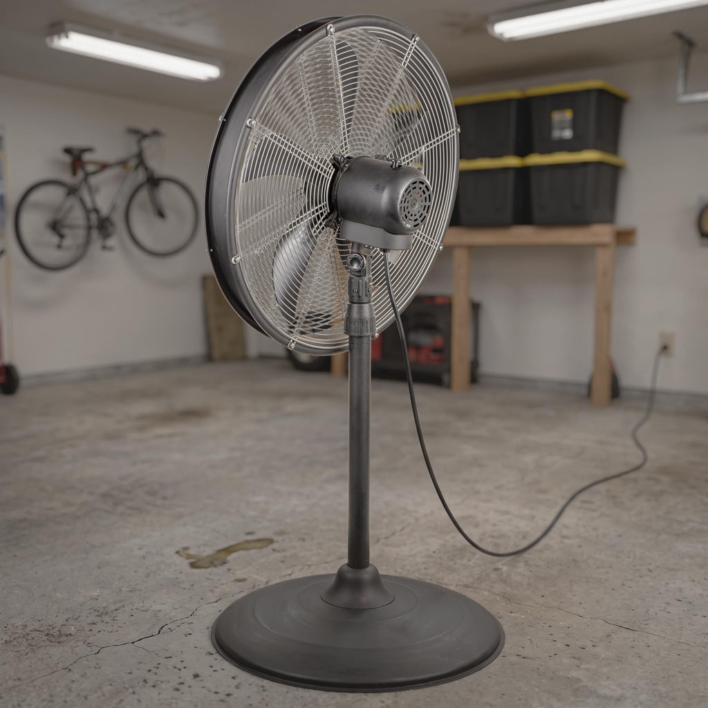 Blue High Velocity Oscillating Pedestal Fan G531718