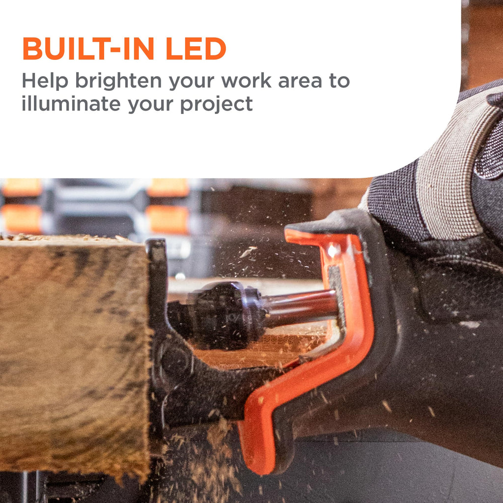 20V MAX Brushless Cordless Reciprocating Saw Kit with 2.5Ah Battery and Charger P95987