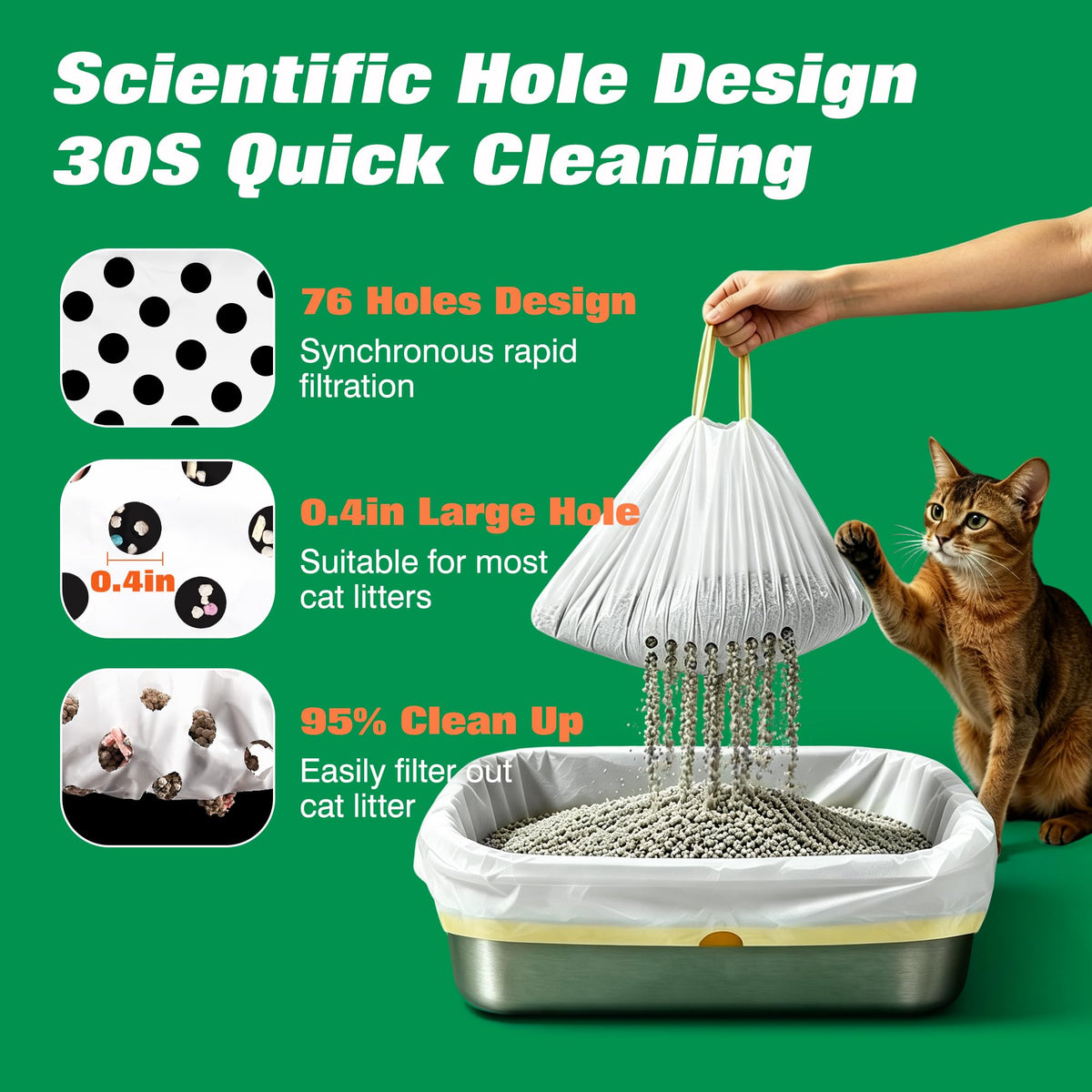 Sifting Litter Box Liners 14 Count W802705