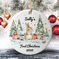 Baby First Christmas Ornament 2026 E2155