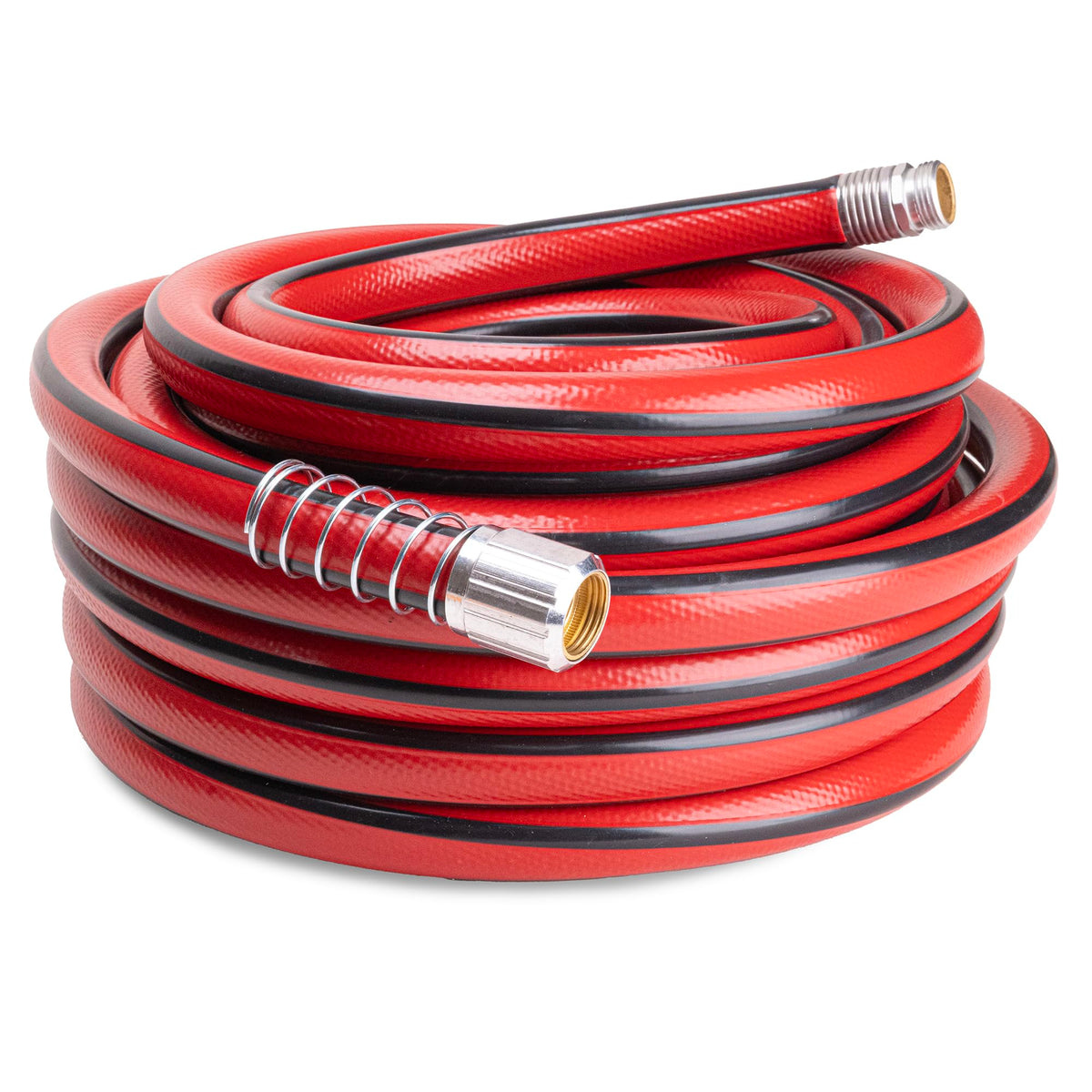 Contractor Grade Hose with Spring Coil and Crush Resistant Couplings 3/4 x 50 ft F1983