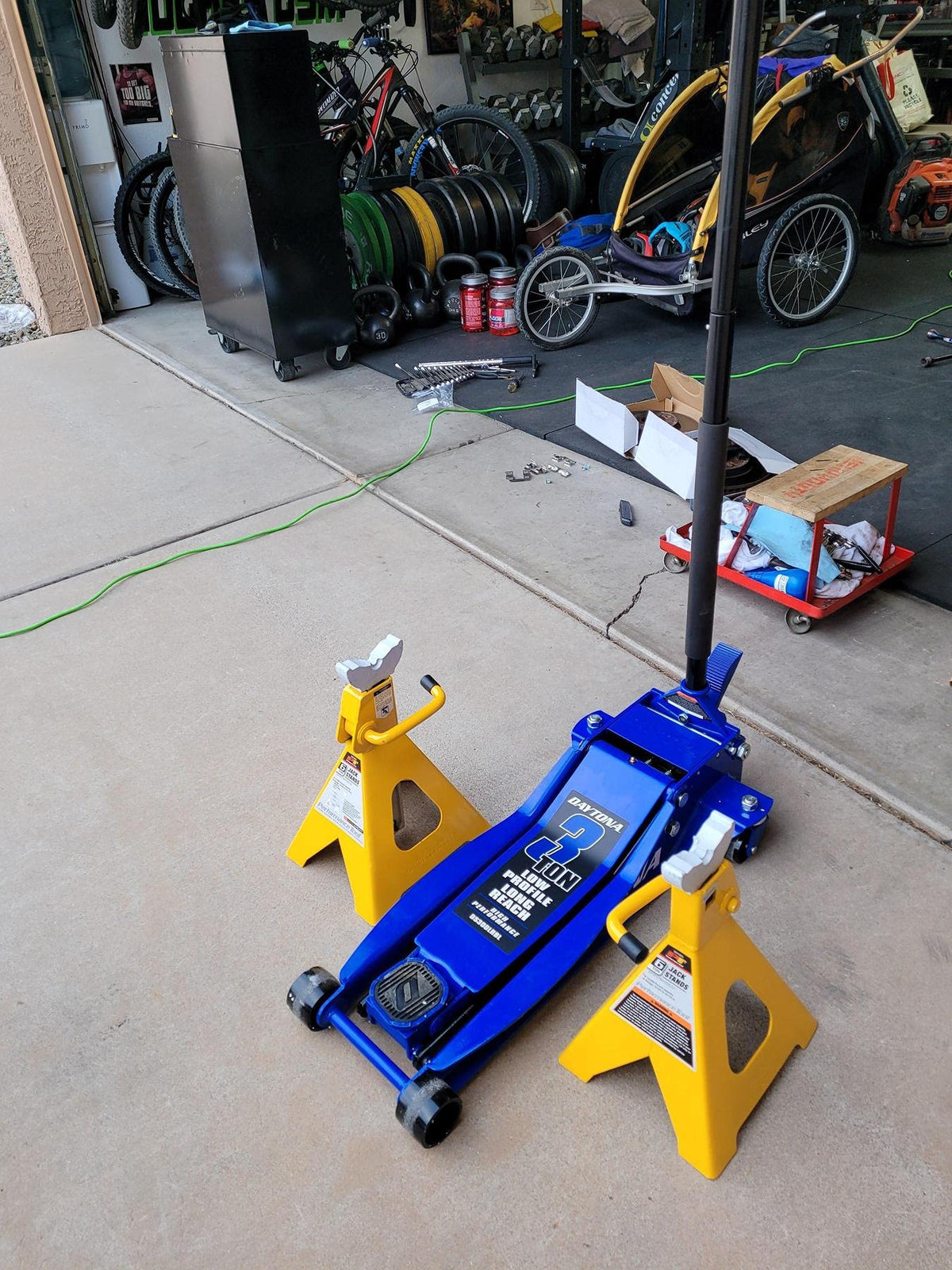 3 ton Low Profile Steel Floor Jack D3021