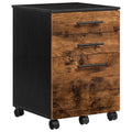 3 Drawer Wood File Cabinet V843164