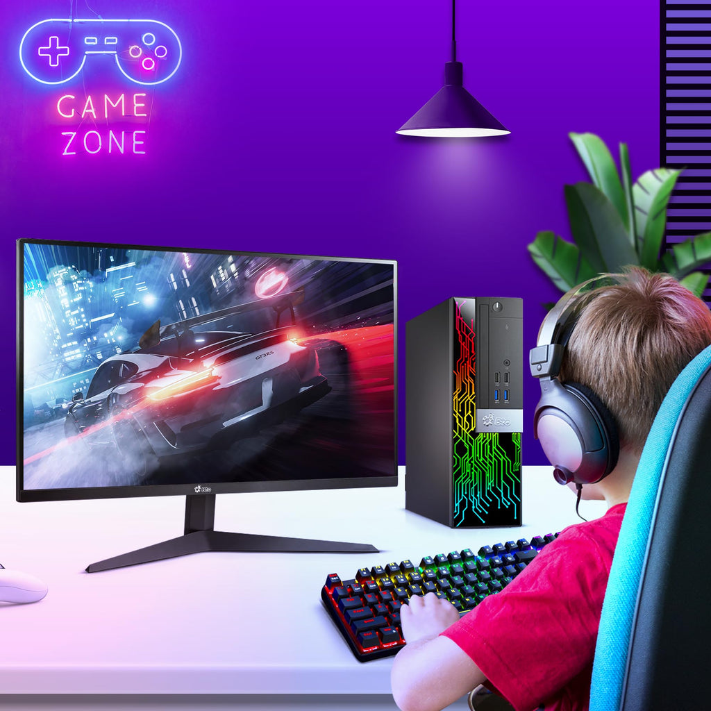 SFF Desktop Computer Intel Core i5 16GB RAM 128GB SSD 500GB HDD GT 1030 Gaming PC A28741