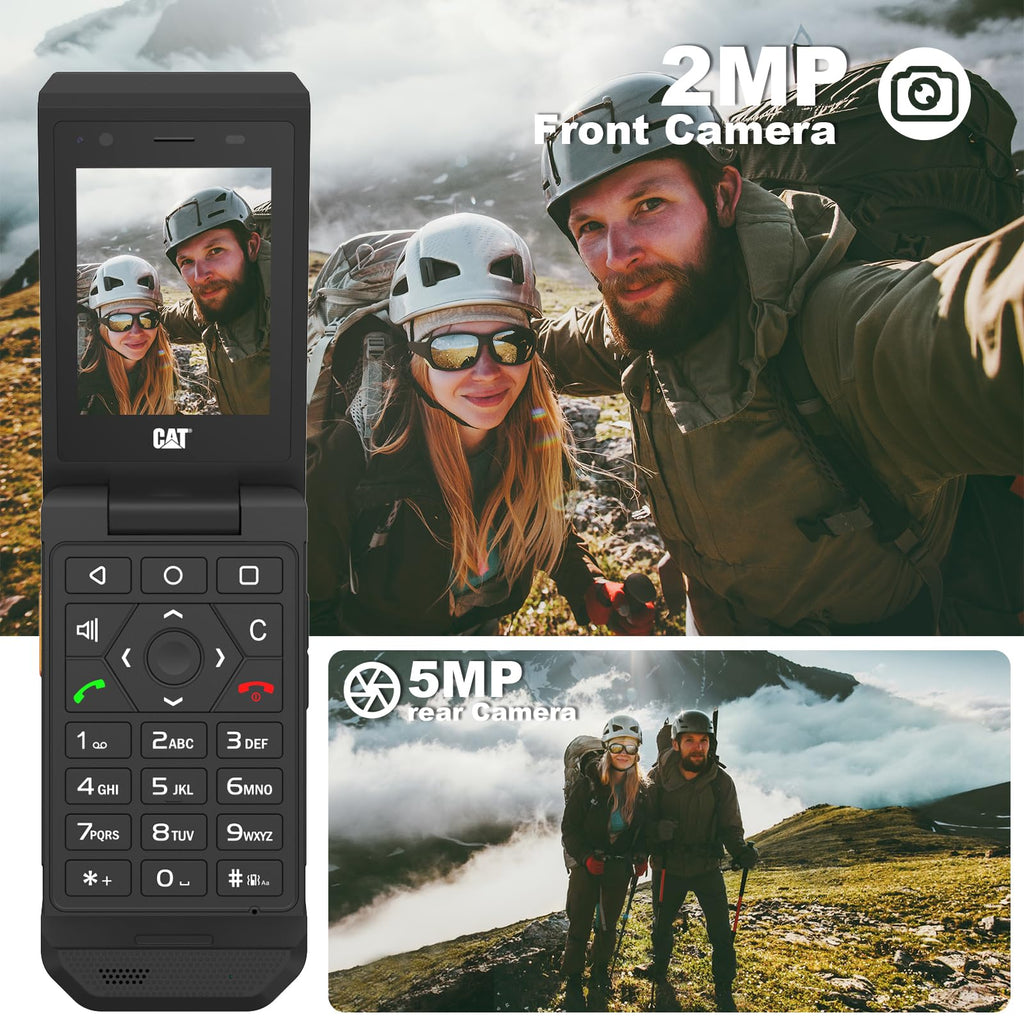 16GB 2.8" Touchscreen Rugged Android 11 IP68 Water Resistant 4G LTE Smart Flip Phone A63745