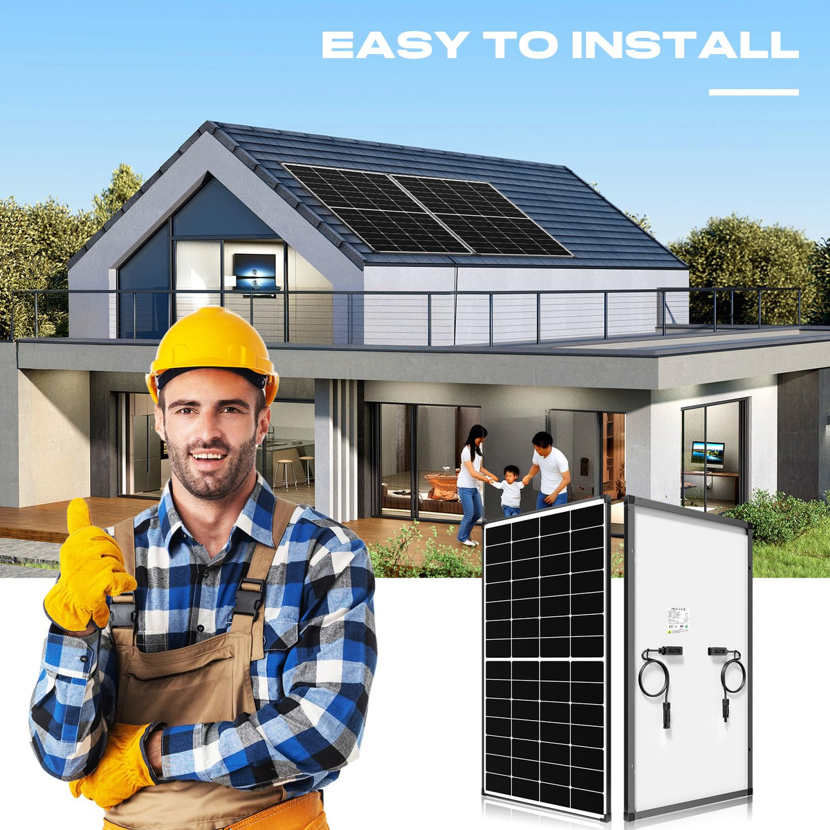 300 Watt Monocrystalline Solar Panel X185589