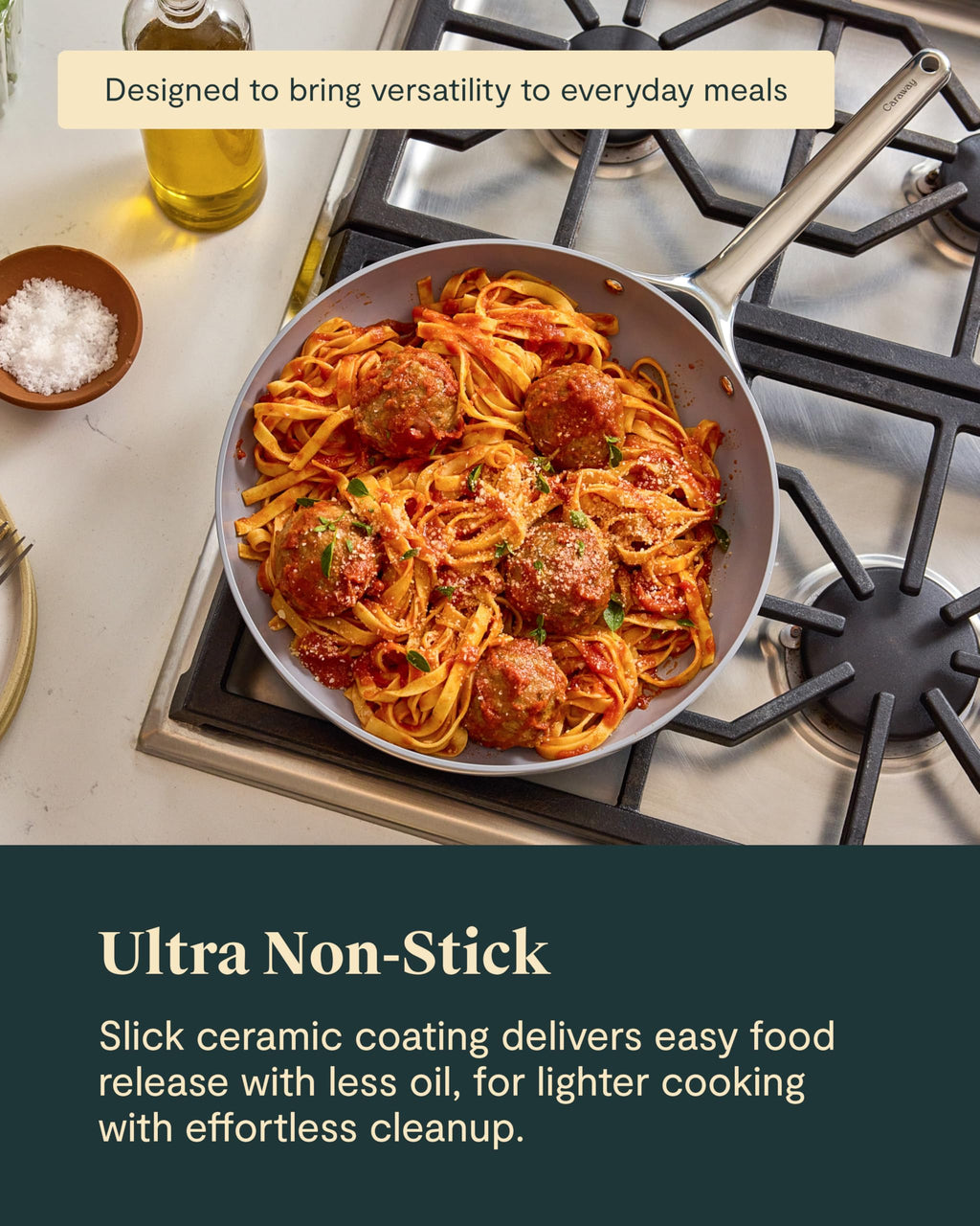 Non-Stick Ceramic Coated Fry Pan Trio, 8", 10.5", & 12" K208728