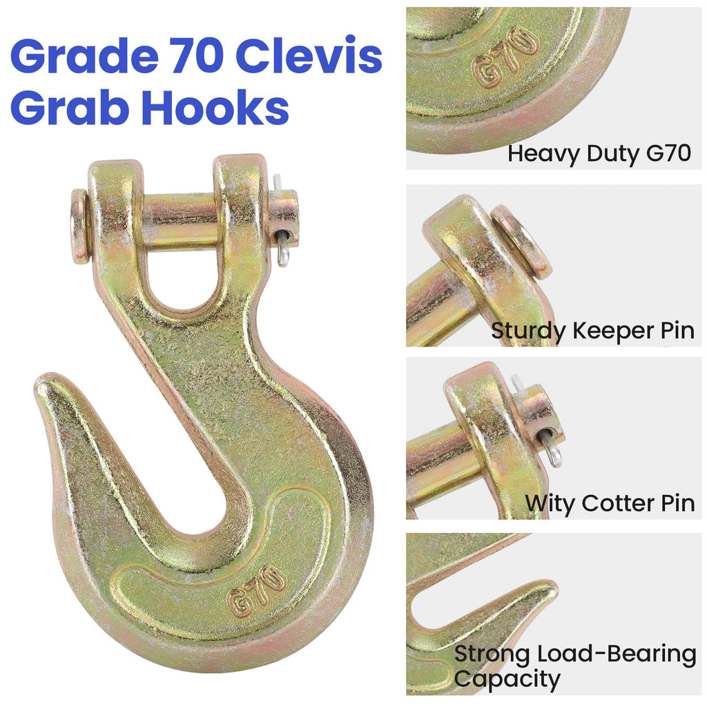 3/8" Heavy Duty Clevis Grab Hook M54211