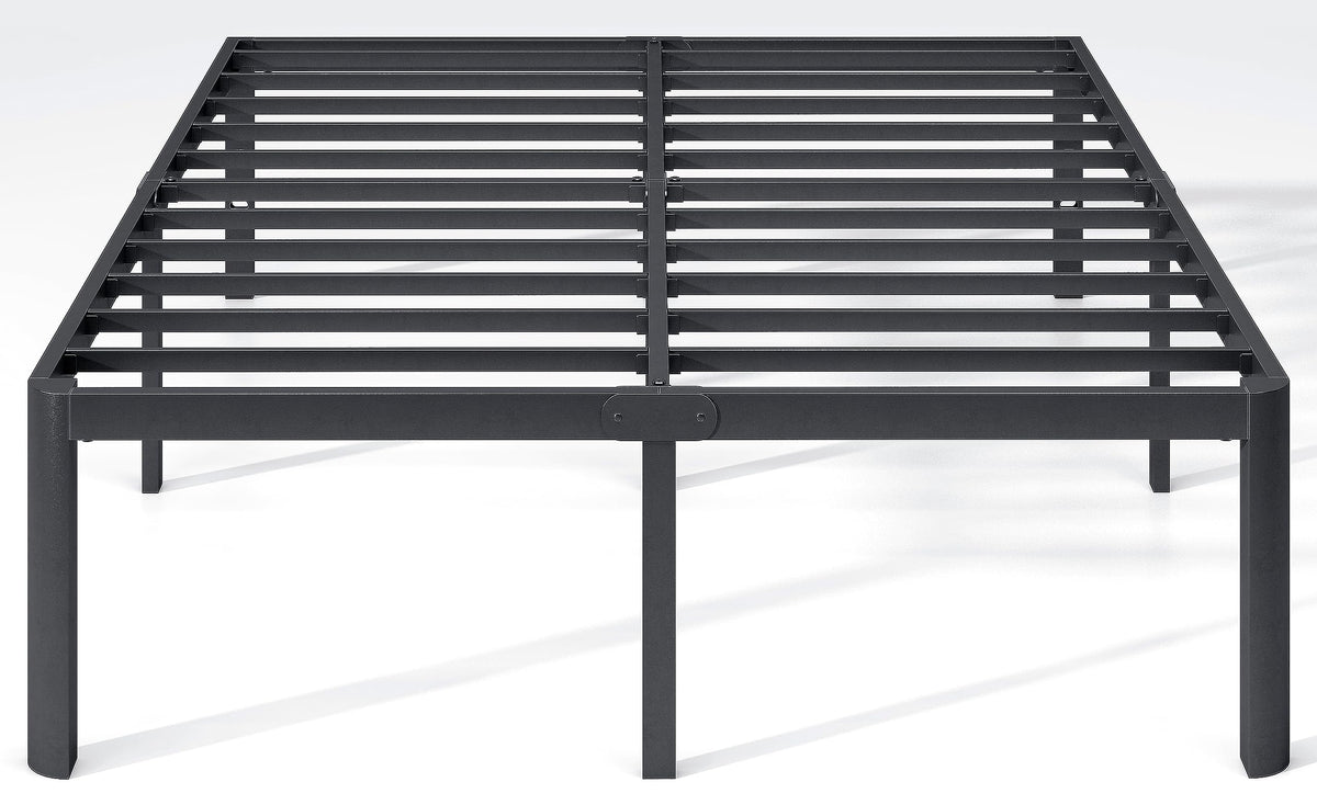 14 Inch Queen Size Black Metal Platform Bed Frame Q146959