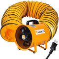 12-Inch Heavy Duty Cylinder Axial Fan with 25-Foot Vinyl Hose X863