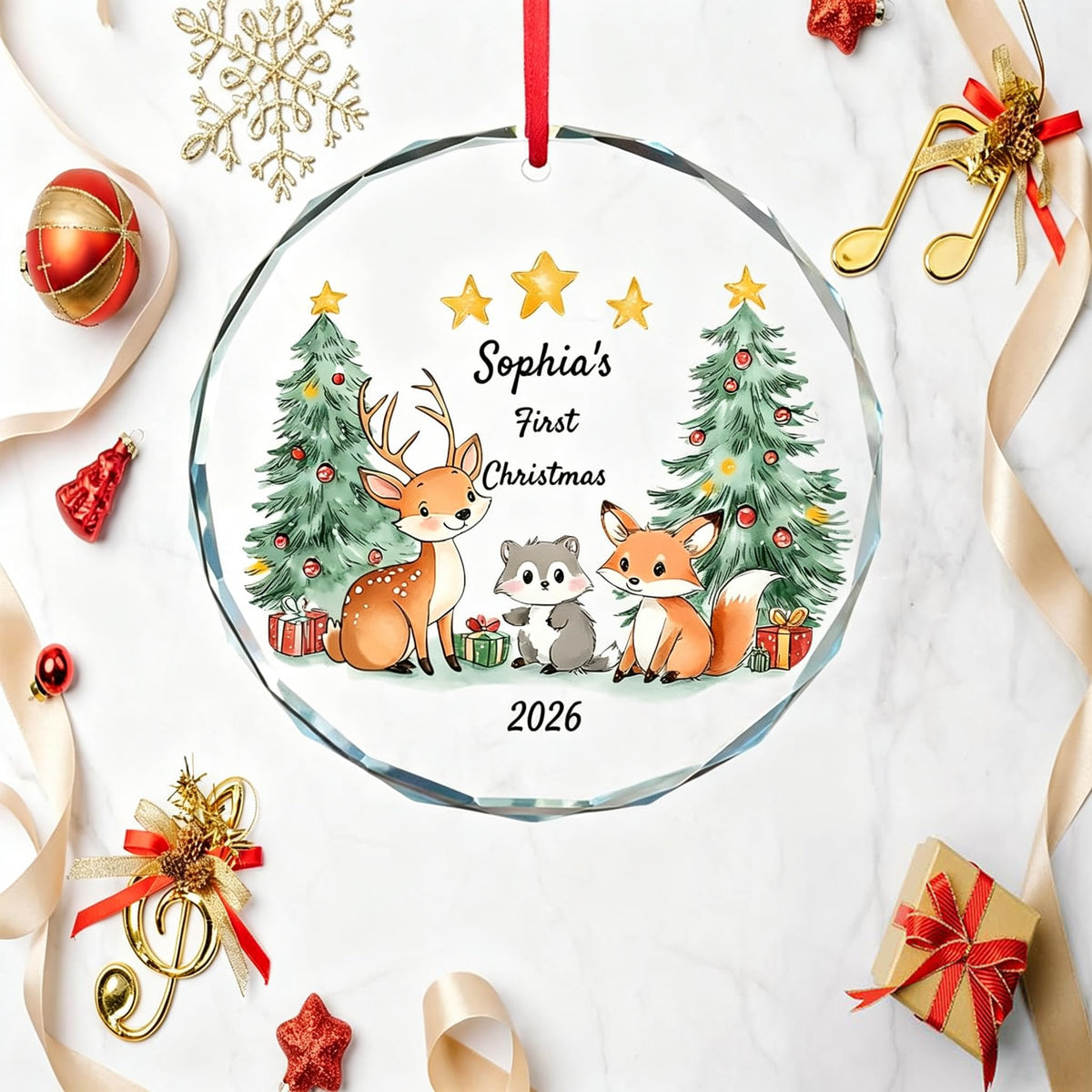 Baby First Christmas Ornament 2026 E2155