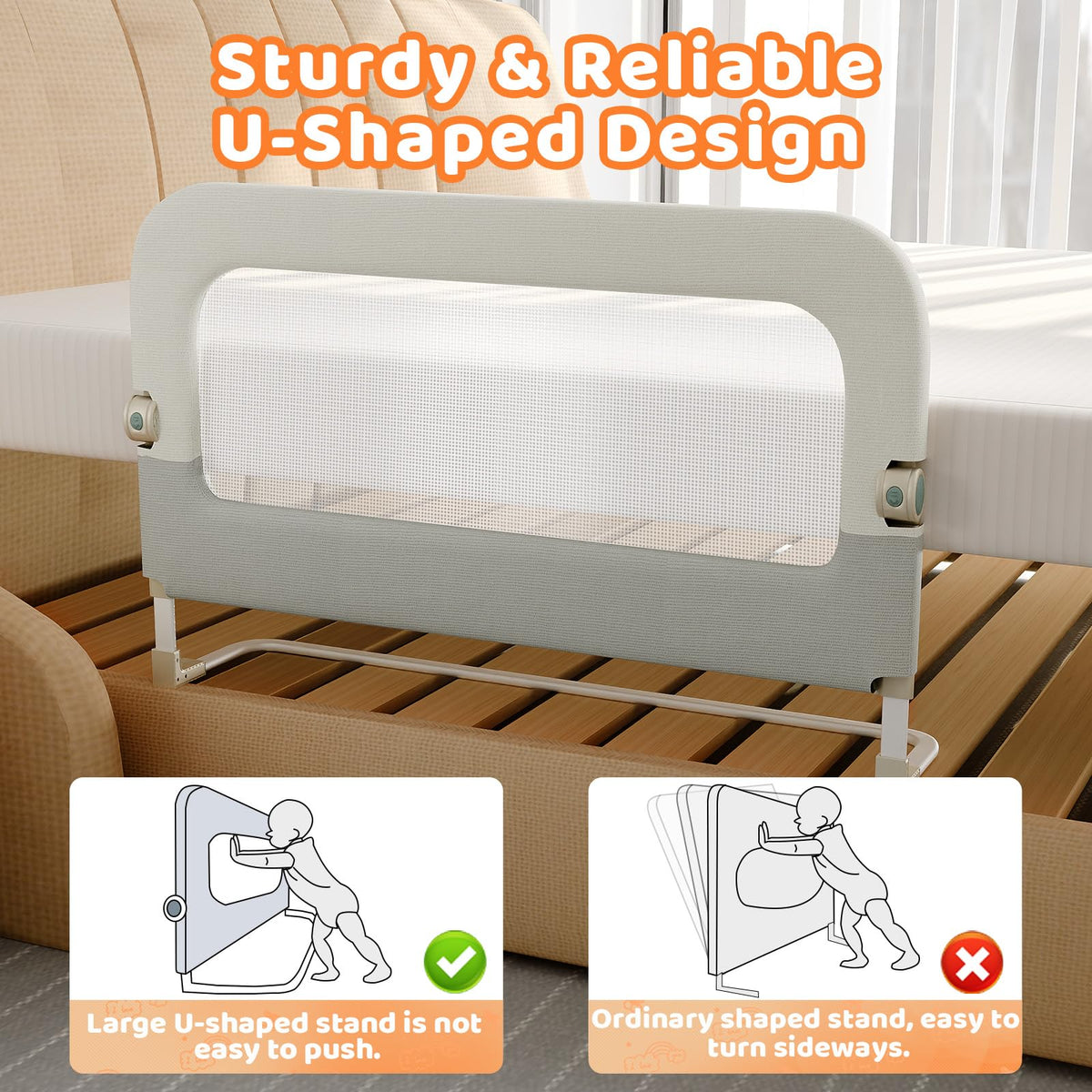Foldable Safety Bed Rail V22565