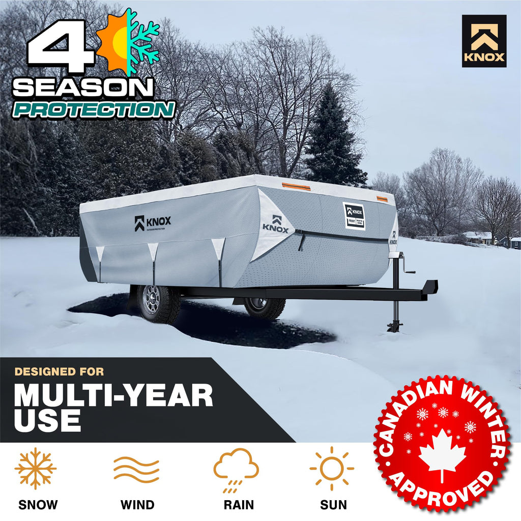 Anti-Tear 7 Layer APEX Fabric Folding Camper Cover 14-16 ft P51274