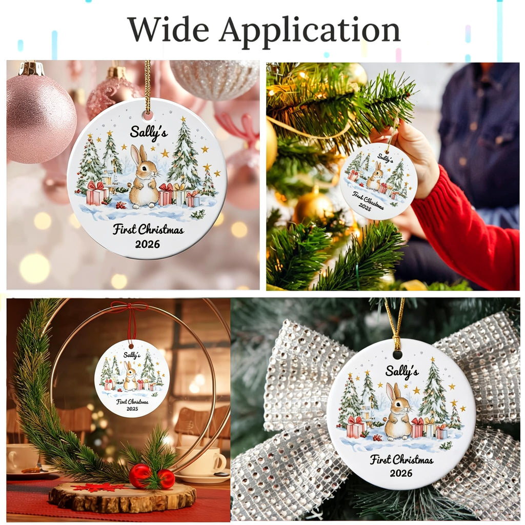 Baby First Christmas Ornament 2026 E2155