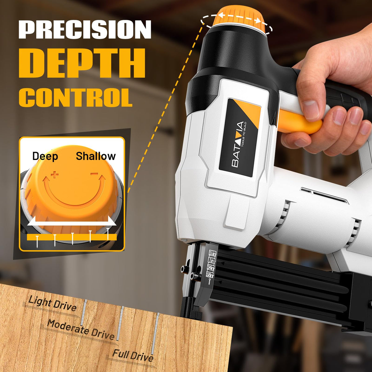 20V Cordless 18GA 2-in-1 Brad Nailer & Stapler L4869