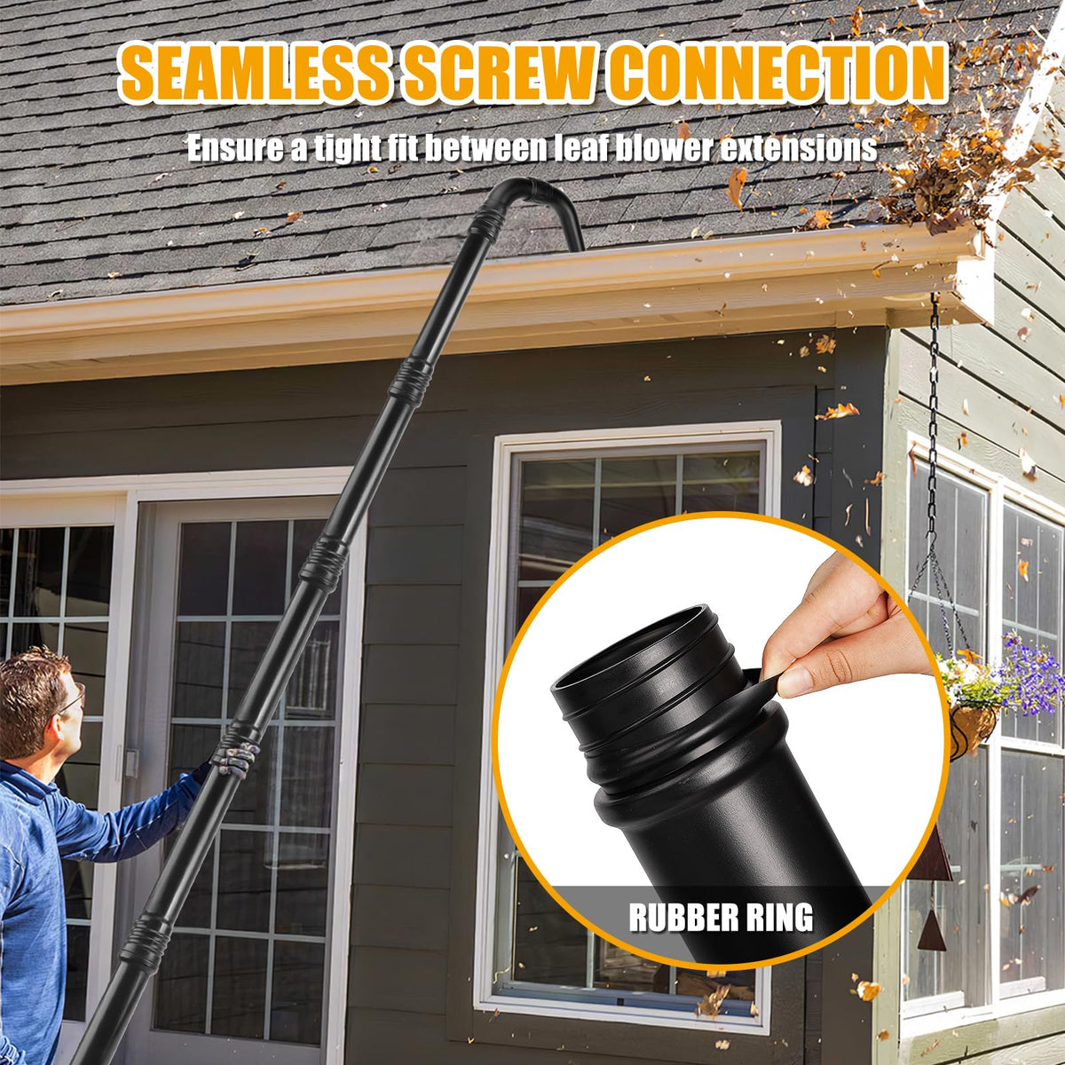 Gutter Cleaning Kit with 360° Adjustable Nozzle K69947
