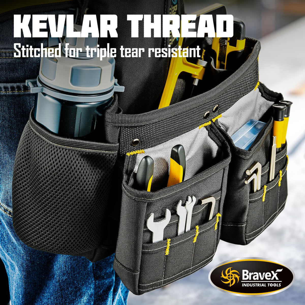 Tool Belt Suspenders 20 Bags 1200D Ballistic Nylon S956273